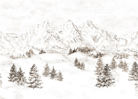 Alps mountain range wallpaper