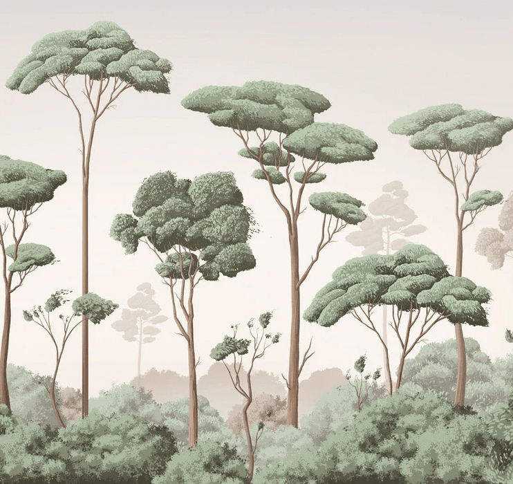 Light Breeze Pine Forest Wallpaper