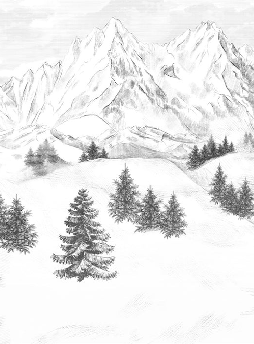 Chamonix mountain peaks wallpaper