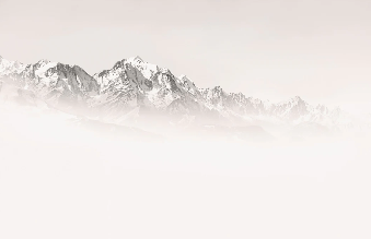 Foggy morning wallpaper Mont Blanc