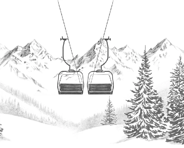 Papier peint immersion Alpine - Muralconcept