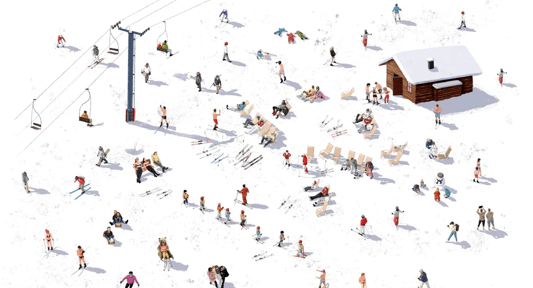 Panoramic après ski wallpaper