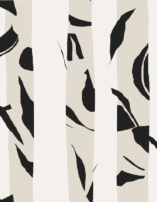 Bichrome stripe wallpaper