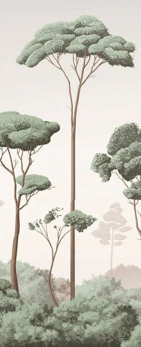 Light Breeze Pine Forest Wallpaper