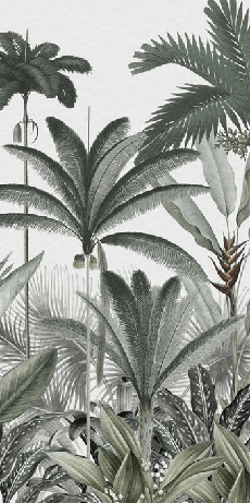 Jungle Tree Panoramic Wallpaper