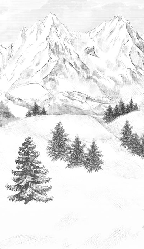 Chamonix mountain peaks wallpaper