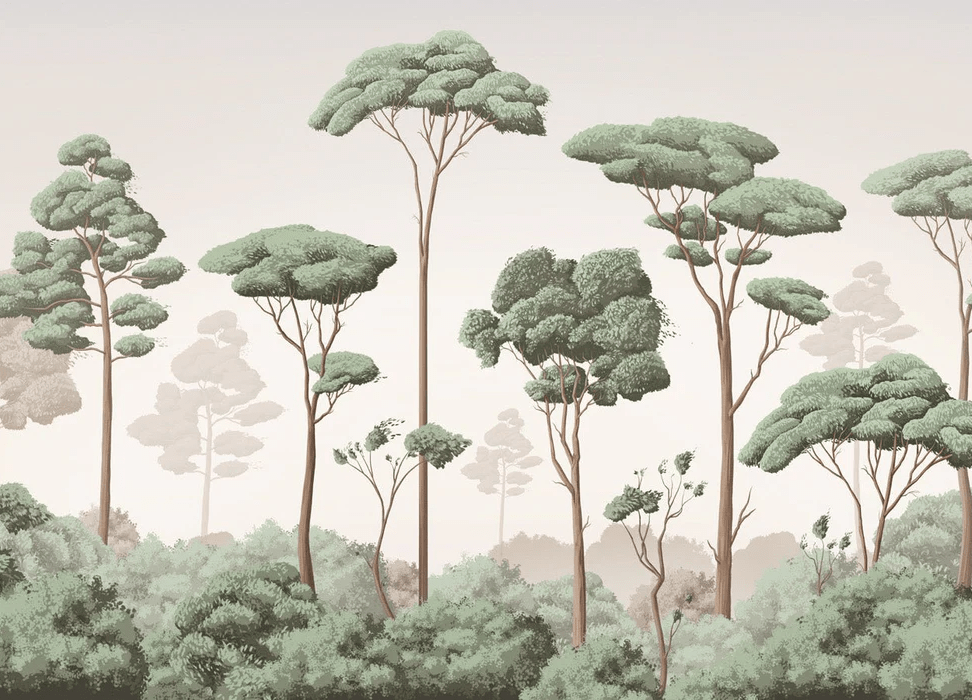 Light Breeze Pine Forest Wallpaper