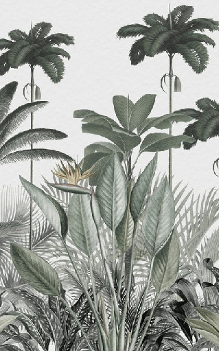 Jungle Tree Panoramic Wallpaper