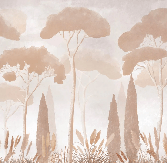 Sepia cypress pine wallpaper