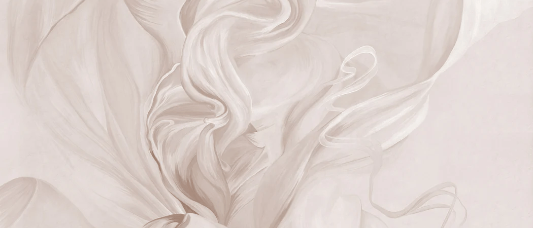 Contemporary wallpaper – sublime sepia flow