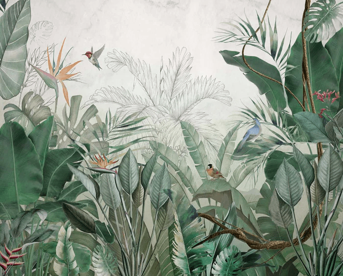 Amazonia quintessential jungle panoramic wallpaper