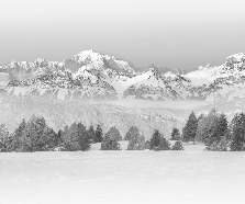 Photo wallpaper - La Tournette and beyond