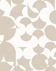 Beige retro graphic pattern wallpaper