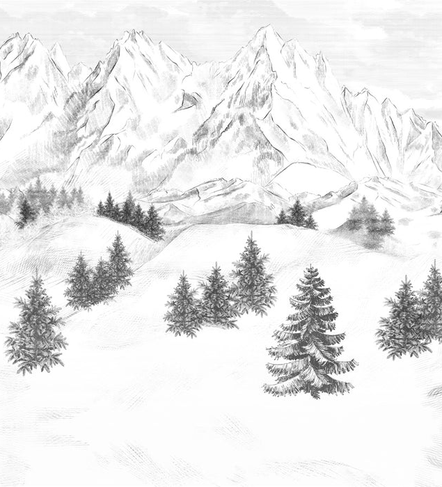 Chamonix mountain peaks wallpaper