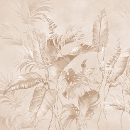 Elegant powdered jungle wallpaper