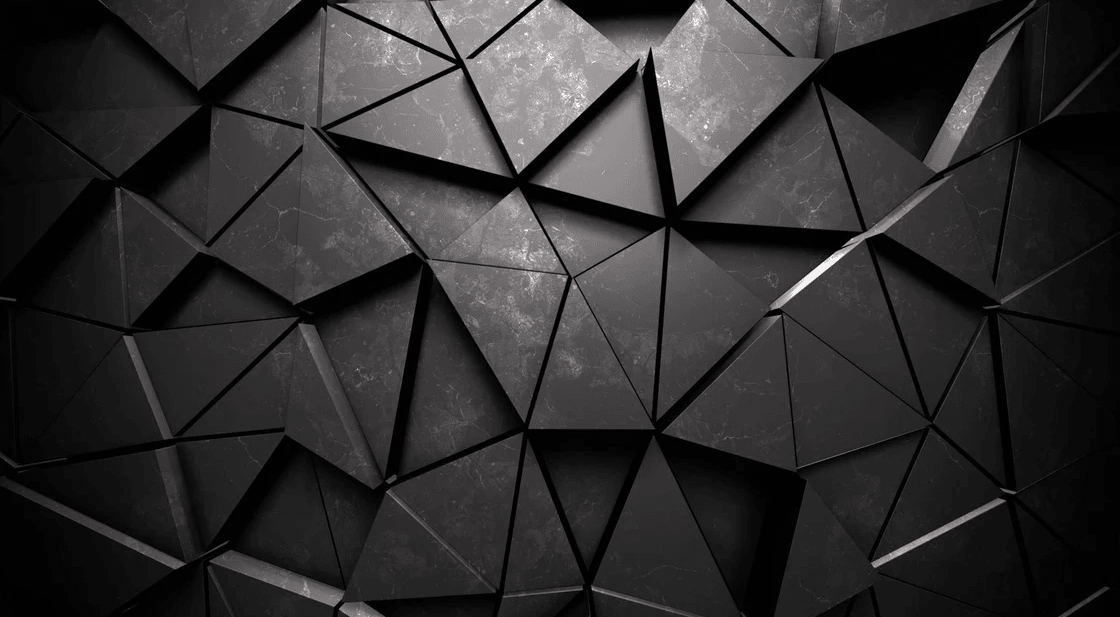 Papier peint 3D Black Perspective - Muralconcept