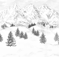 Chamonix mountain peaks wallpaper