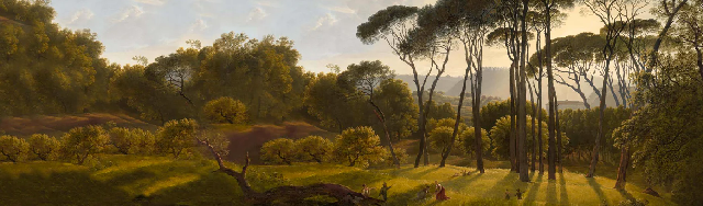 Papier peint hall paysage historique Italie