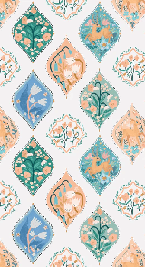 Magical Arabesque Children's Wallpaper