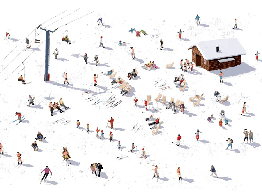 Panoramic après ski wallpaper