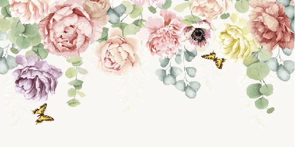 Flower garden wallpaper