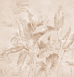 Elegant powdered jungle wallpaper