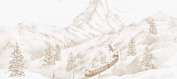 Sepia Matterhorn panoramic wallpaper