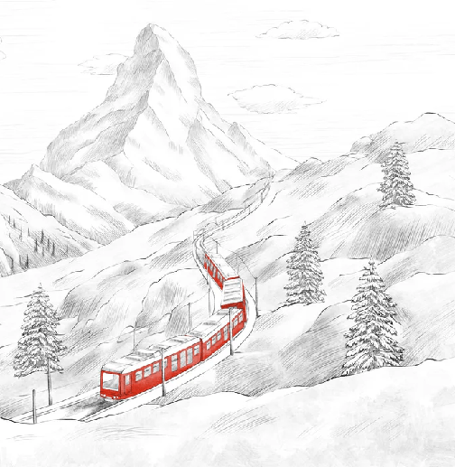 Panoramic wallpaper Mont Cervin