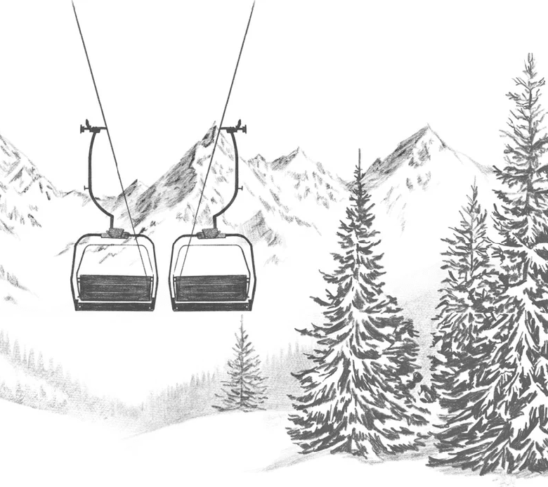 Papier peint immersion Alpine - Muralconcept