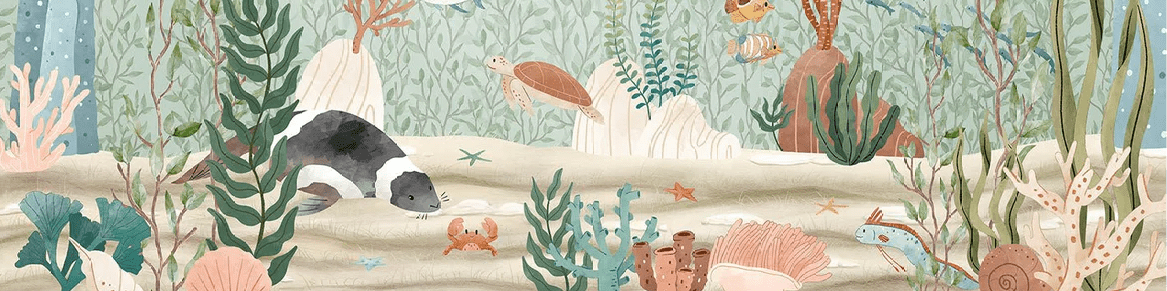 Baby marine world wallpaper