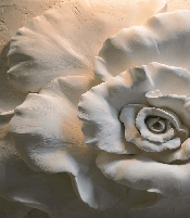 3D Flower Sculpture Wallpaper