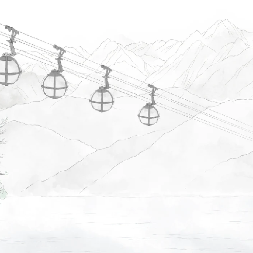 Panoramic wallpaper - Alpine bubble