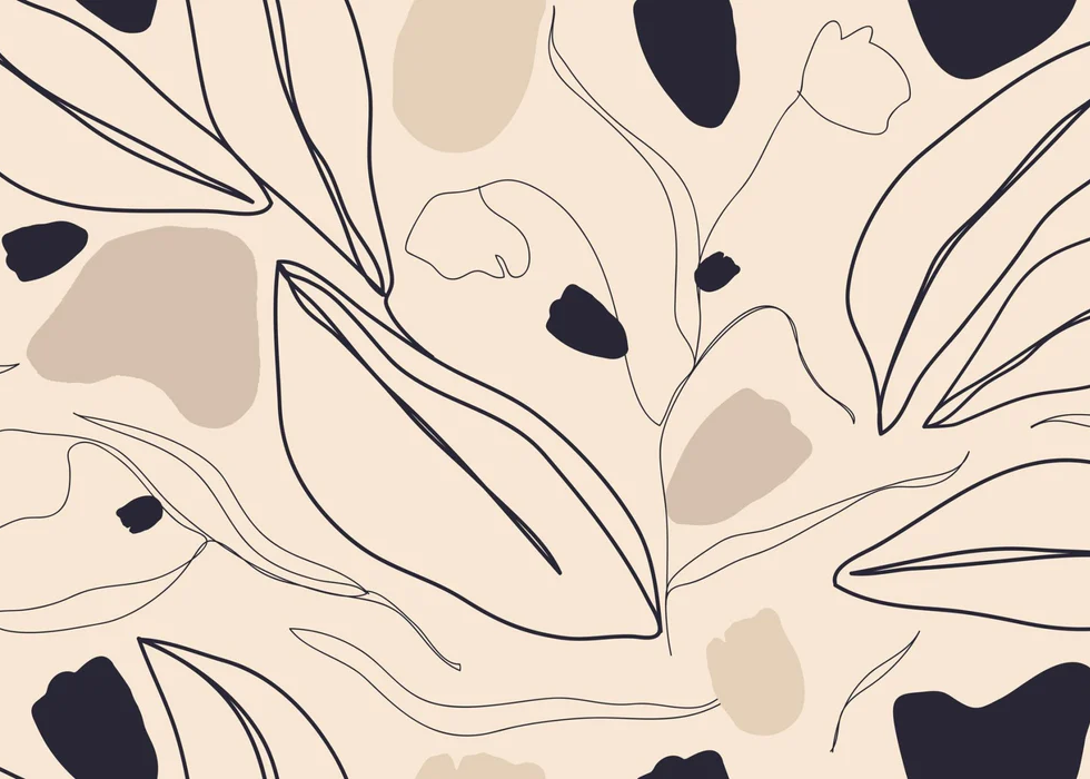 Papier peint design épuré nude