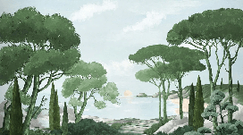 Wallpaper stroll through the green creeks