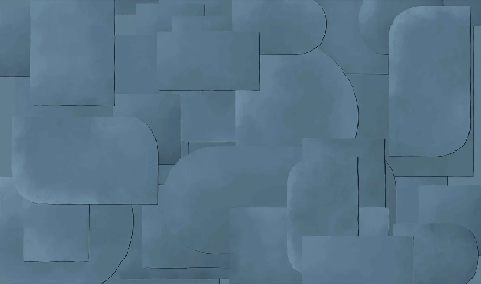 Blue cut panoramic wallpaper