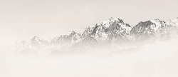 Mont Blanc wallpaper in sepia mist