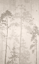 Papier peint Forêt automnale - Muralconcept