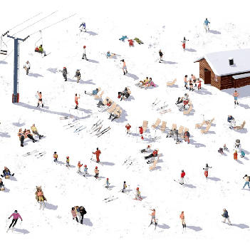 Panoramic après ski wallpaper