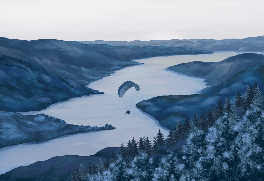 Blue Forclaz neck wallpaper