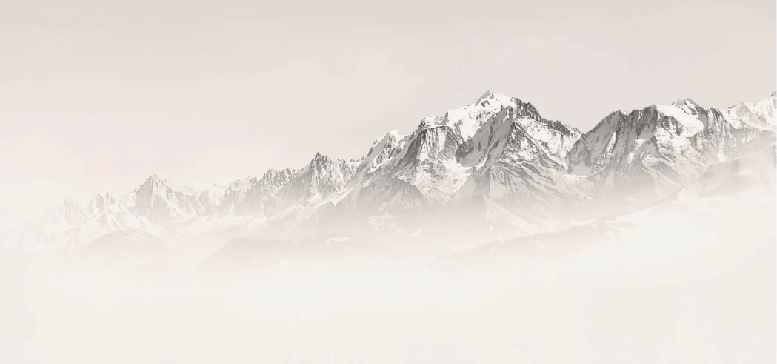Mont Blanc wallpaper in sepia mist