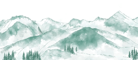 Mint green Aravis mountain range wallpaper