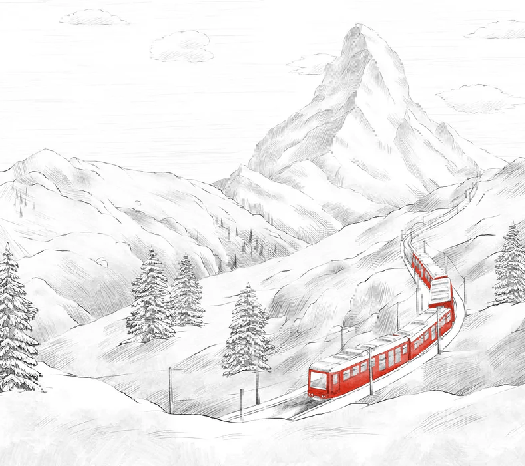 Panoramic wallpaper Mont Cervin