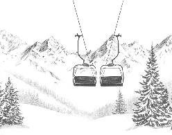 Papier peint immersion Alpine - Muralconcept
