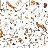 Children's forest adventure wallpaper