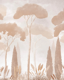 Sepia cypress pine wallpaper