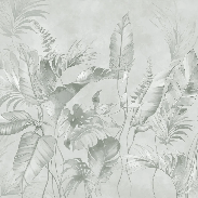 Elegant sage jungle wallpaper