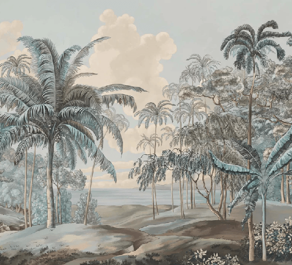 Bluish Celebes landscape wallpaper