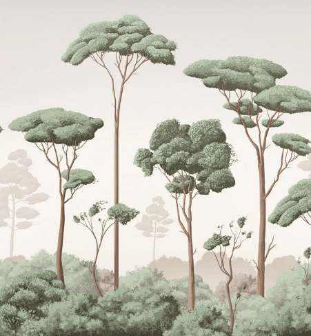 Light Breeze Pine Forest Wallpaper