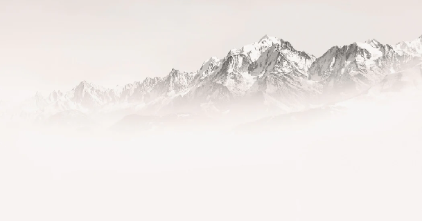 Foggy morning wallpaper Mont Blanc