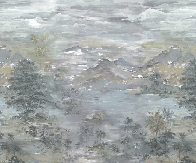 Trendy landscape wallpaper